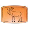 Faux Leather Engravable Patch - Curved Rectangle Thumbnail
