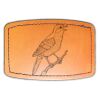 Faux Leather Engravable Patch - Curved Rectangle Thumbnail