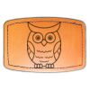 Faux Leather Engravable Patch - Curved Rectangle Thumbnail