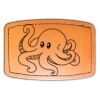 Faux Leather Engravable Patch - Curved Rectangle Thumbnail