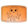 Faux Leather Engravable Patch - Curved Rectangle Thumbnail