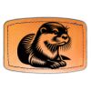 Faux Leather Engravable Patch - Curved Rectangle Thumbnail