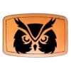 Faux Leather Engravable Patch - Curved Rectangle Thumbnail
