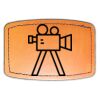 Faux Leather Engravable Patch - Curved Rectangle Thumbnail