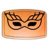 Faux Leather Engravable Patch - Curved Rectangle Thumbnail