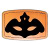Faux Leather Engravable Patch - Curved Rectangle Thumbnail