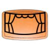 Faux Leather Engravable Patch - Curved Rectangle Thumbnail