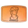 Faux Leather Engravable Patch - Curved Rectangle Thumbnail