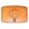 Faux Leather Engravable Patch - Curved Rectangle Thumbnail