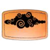 Faux Leather Engravable Patch - Curved Rectangle Thumbnail
