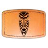 Faux Leather Engravable Patch - Curved Rectangle Thumbnail