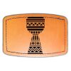 Faux Leather Engravable Patch - Curved Rectangle Thumbnail