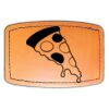 Faux Leather Engravable Patch - Curved Rectangle Thumbnail