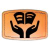 Faux Leather Engravable Patch - Curved Rectangle Thumbnail