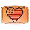 Faux Leather Engravable Patch - Curved Rectangle Thumbnail