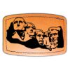 Faux Leather Engravable Patch - Curved Rectangle Thumbnail