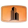 Faux Leather Engravable Patch - Curved Rectangle Thumbnail