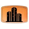 Faux Leather Engravable Patch - Curved Rectangle Thumbnail