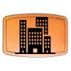 Faux Leather Engravable Patch - Curved Rectangle Thumbnail