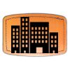 Faux Leather Engravable Patch - Curved Rectangle Thumbnail