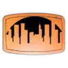 Faux Leather Engravable Patch - Curved Rectangle Thumbnail