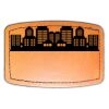 Faux Leather Engravable Patch - Curved Rectangle Thumbnail
