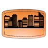 Faux Leather Engravable Patch - Curved Rectangle Thumbnail