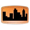 Faux Leather Engravable Patch - Curved Rectangle Thumbnail