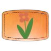 Faux Leather Engravable Patch - Curved Rectangle Thumbnail
