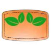 Faux Leather Engravable Patch - Curved Rectangle Thumbnail