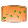 Faux Leather Engravable Patch - Curved Rectangle Thumbnail