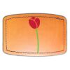 Faux Leather Engravable Patch - Curved Rectangle Thumbnail