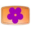 Faux Leather Engravable Patch - Curved Rectangle Thumbnail
