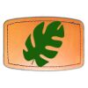 Faux Leather Engravable Patch - Curved Rectangle Thumbnail