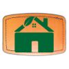 Faux Leather Engravable Patch - Curved Rectangle Thumbnail