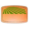 Faux Leather Engravable Patch - Curved Rectangle Thumbnail