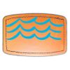 Faux Leather Engravable Patch - Curved Rectangle Thumbnail