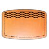 Faux Leather Engravable Patch - Curved Rectangle Thumbnail