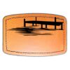 Faux Leather Engravable Patch - Curved Rectangle Thumbnail