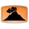 Faux Leather Engravable Patch - Curved Rectangle Thumbnail