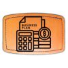 Faux Leather Engravable Patch - Curved Rectangle Thumbnail