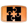 Faux Leather Engravable Patch - Curved Rectangle Thumbnail