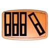 Faux Leather Engravable Patch - Curved Rectangle Thumbnail