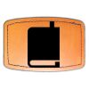 Faux Leather Engravable Patch - Curved Rectangle Thumbnail