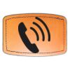 Faux Leather Engravable Patch - Curved Rectangle Thumbnail