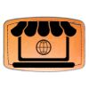 Faux Leather Engravable Patch - Curved Rectangle Thumbnail
