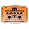 Faux Leather Engravable Patch - Curved Rectangle Thumbnail