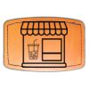 Faux Leather Engravable Patch - Curved Rectangle Thumbnail