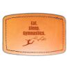 Faux Leather Engravable Patch - Curved Rectangle Thumbnail