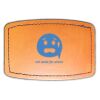 Faux Leather Engravable Patch - Curved Rectangle Thumbnail